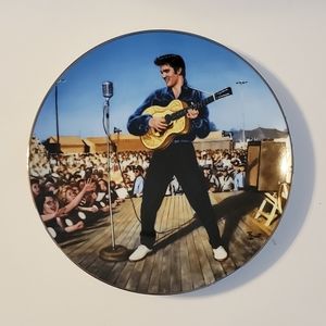 Vtg Elvis Presley "Back in Tupelo,1956" Plate 1991